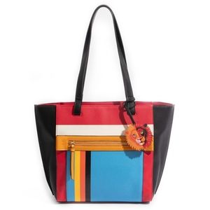 Danielle Nicole Avant Garde Multicolored Colorblock Tote